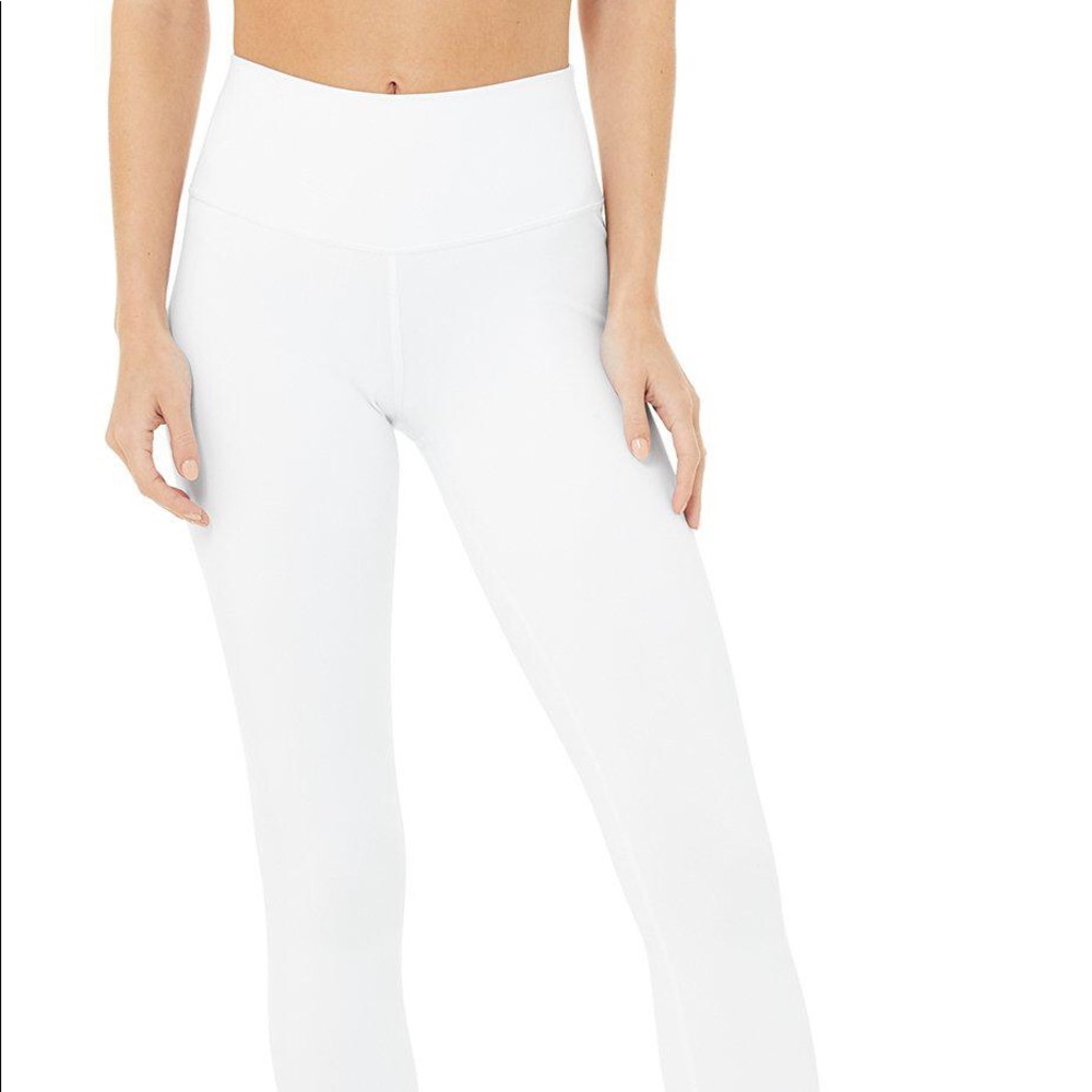High waisted white Alo leggings XS